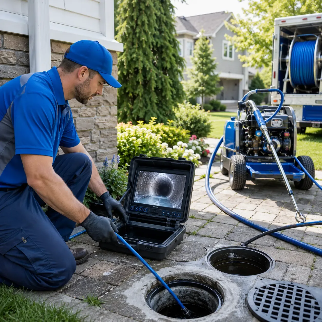 Outdoor drain cleaning professionals serving Bloomingdale, NJ