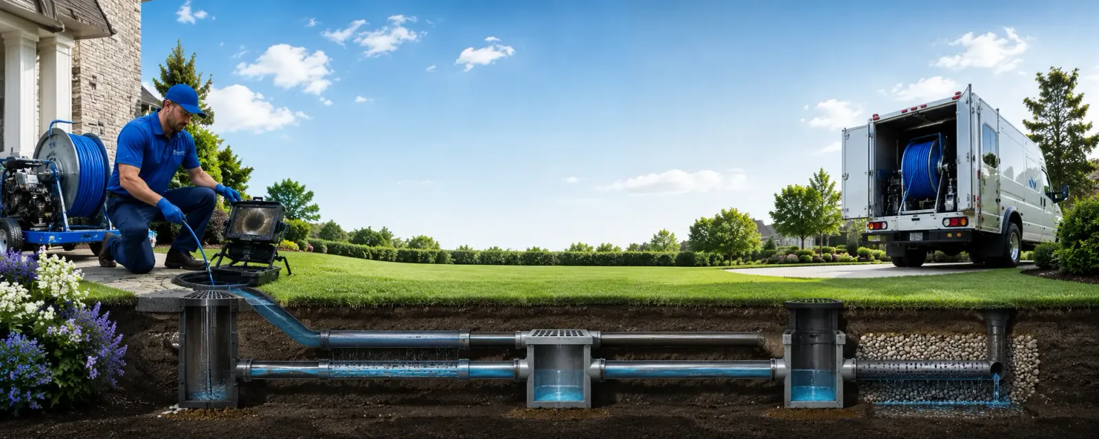 Outdoor drain cleaning information for Bloomingdale, NJ
